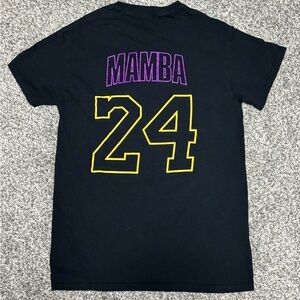 Black Mamba God Is Dope T-shirt Kobe Laker Colors Size Small